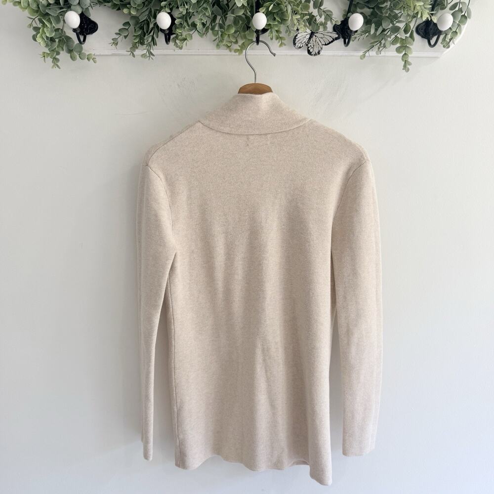 J.Crew Women’s cream Long Sleeve Sweater Blazer Size XS P815 oversized - Picture 2 of 6